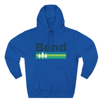 Buy royal-blue Premium Bend, Oregon Hoodie - Retro Unisex Bend Sweatshirt
