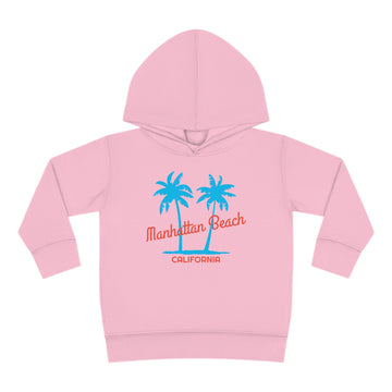 Buy pink Manhattan Beach, California Toddler Hoodie - Unisex Manhattan Beach Toddler Sweatshirt