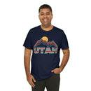Utah T Shirt Retro Mountain - Unisex Utah Shirt-92