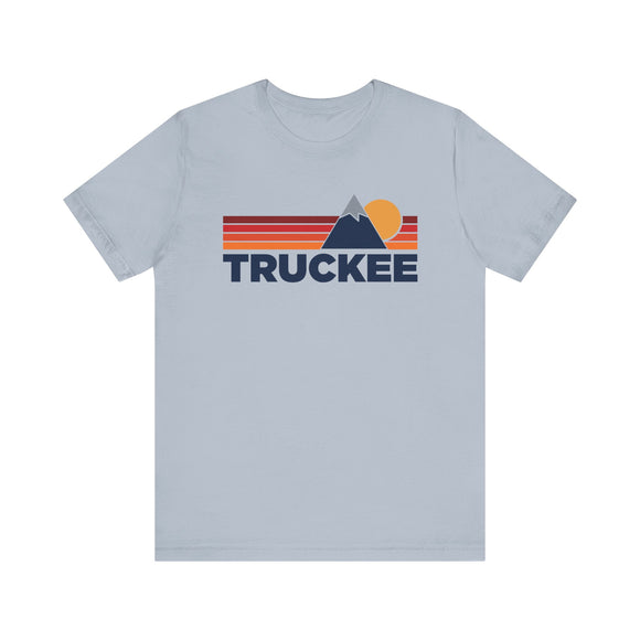 Retro Truckee, California T-shirt, Mountain Tee, Vintage Truckee Unisex Jersey Shirt, Outdoor Hiking Apparel