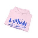 Salt Lake City, Utah Hoodie - Unisex Mountain Salt Lake City Hoodie Sweatshirt-9