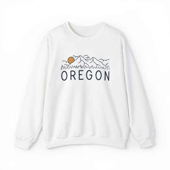 Oregon Sweatshirt - Unisex Oregon Crewneck Sweatshirt