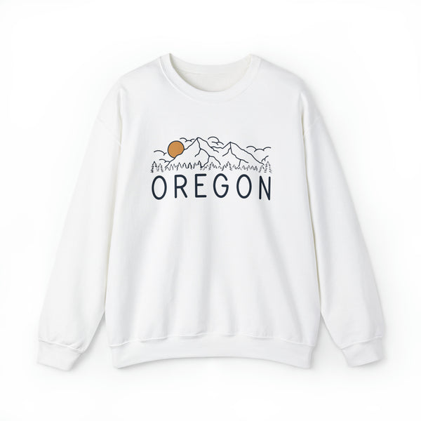 Oregon Sweatshirt - Unisex Oregon Crewneck Sweatshirt