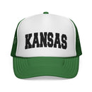 Kansas Retro Collegiate Style Trucker Hat-3