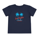 Los Angeles, California Toddler T-Shirt - Retro Palm Tree Toddler Los Angeles Shirt-1