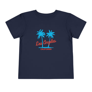 Los Angeles, California Toddler T-Shirt - Retro Palm Tree Toddler Los Angeles Shirt