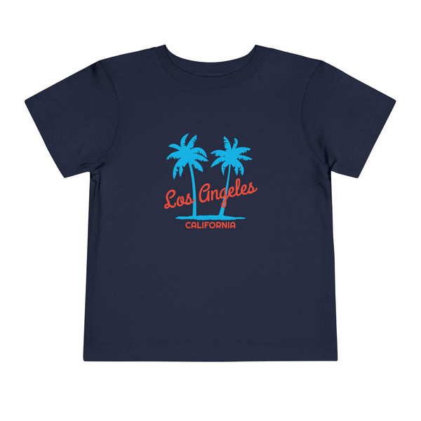 Los Angeles, California Toddler T-Shirt - Retro Palm Tree Toddler Los Angeles Shirt