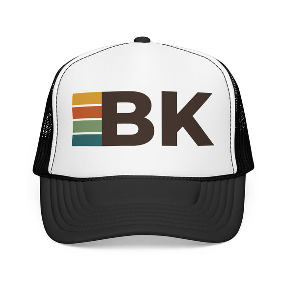 Brooklyn, New York Trucker Hat - BK Abbr retro cap