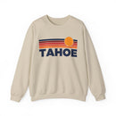 Lake Tahoe, California Sweatshirt Retro Sun Unisex - Lake Tahoe Vintage Inspired Warm Pullover Jumper-2