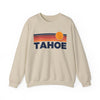 Lake Tahoe, California Sweatshirt Retro Sun Unisex - Lake Tahoe Vintage Inspired Warm Pullover Jumper