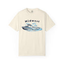 Midwest T Shirt, Comfort Colors Cotton 100% Cotton Wakeboard Boat Tee-2