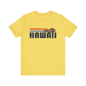 Buy maize-yellow Hawaii T Shirt - Retro Jetski PWC Graphic Hawaii Tee