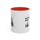 Park City, Utah Retro Snow Skiing Mountain 11 oz Mug, Ski Lodge Decor Coffee Cup, Mountain Gondola  Lover Gift, Retro Skiing Mug-2