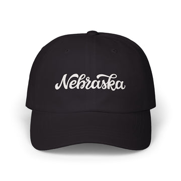 Nebraska Dad Hat - Embroidered Nebraska Classic Dad Cap - 0
