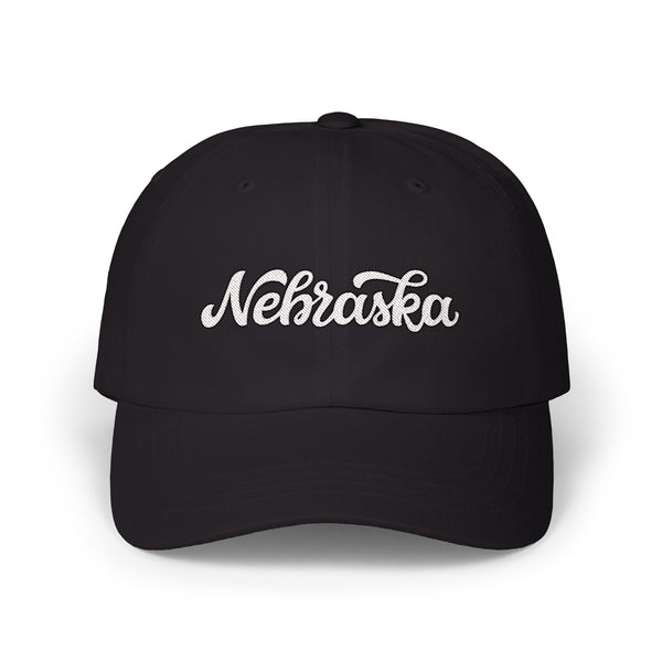 Nebraska Dad Hat - Embroidered Nebraska Classic Dad Cap
