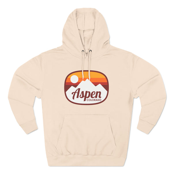 Premium Aspen, Colorado Hoodie - Retro Unisex Aspen Sweatshirt