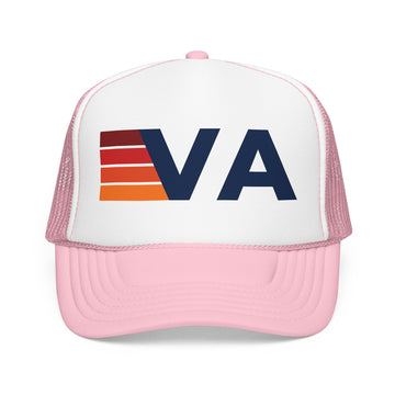 Buy light-pink-white Virginia Trucker Hat - VA retro cap