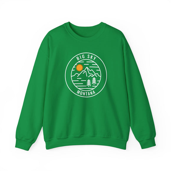 Big Sky, Montana Sweatshirt - Unisex Crewneck Big Sky Sweatshirt
