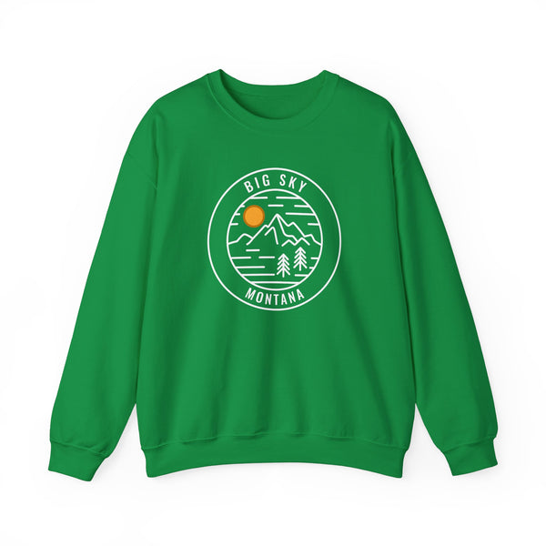 Big Sky, Montana Sweatshirt - Unisex Crewneck Big Sky Sweatshirt