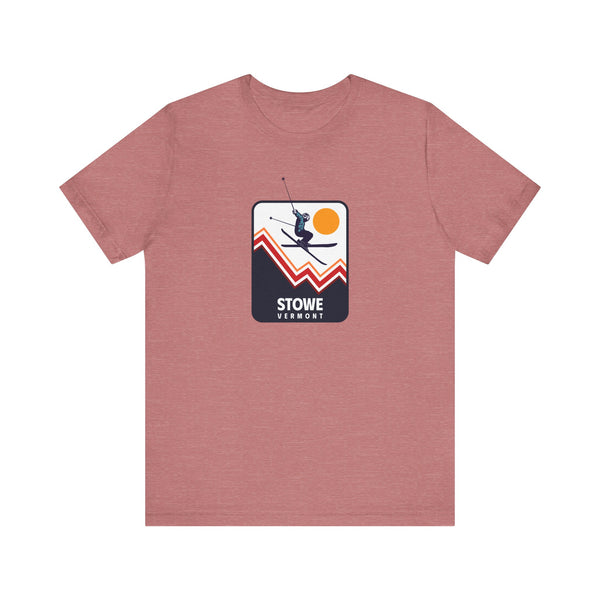 Stowe, Vermont T-Shirt - Snow Ski Jump Unisex Stowe Shirt