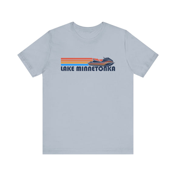 Lake Minnetonka, Minnesota T Shirt - Retro Jetski PWC Graphic Tee