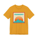 Retro Vermont T-Shirt, Mountain Sun Tee, Unisex Graphic Shirt, Vintage Vermont Top, Outdoor Adventure Clothing-23
