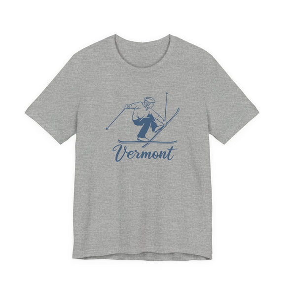 Vermont T Shirt - Vintage Ski Graphic Vermont Tee