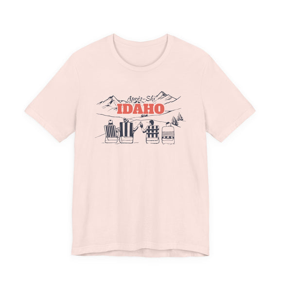 Idaho Après-ski T-Shirt - Vintage Mountain Graphic Tee