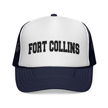 Buy dark-navy Fort Collins, Colorado Collegiate Style Trucker Hat