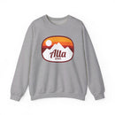Alta, Utah Sweatshirt - Unisex Retro Ombre Crewneck Alta Sweatshirt-4