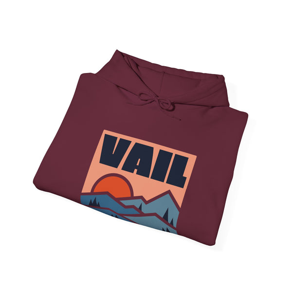 Vail, Colorado Hoodie - Unisex Mountain Vail Hoodie Graphic Sweatshirt