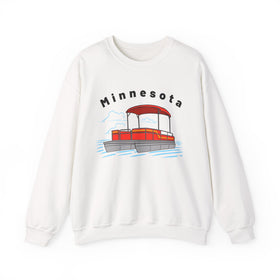 Minnesota Sweatshirt - Pontoon Boat Sweatshirt
