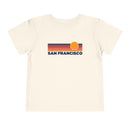 San Francisco, California Toddler T-Shirt - Retro Sun Tee-1