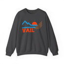 Vail, Colorado Sweatshirt - Mountain Vail Crewneck Sweatshirt-4