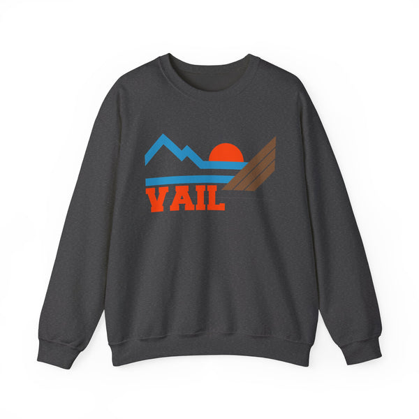 Vail, Colorado Sweatshirt - Mountain Vail Crewneck Sweatshirt