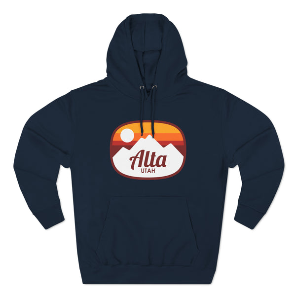 Premium Alta, Utah Hoodie - Retro Unisex Alta Sweatshirt