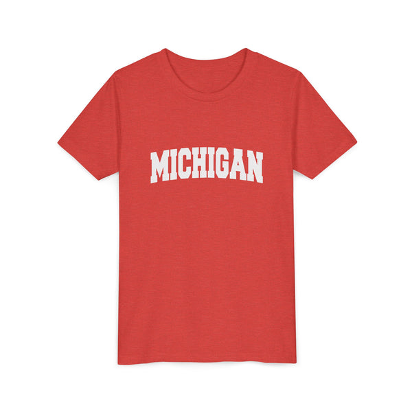Michigan Youth Graphic Tee - Kids T Shirt