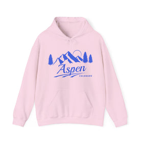 Aspen, Colorado Hoodie - Unisex Mountain Aspen Hoodie Sweatshirt