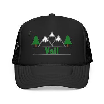 Vail, Colorado Trucker Hat - Foam Mountain Cap - 0