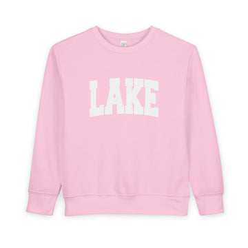 Buy pink Lake Toddler Sweatshirt - Lake Toddler Crewneck Sweatshirt