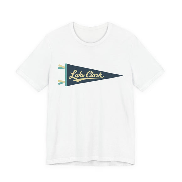 Lake Clark National Park Pennant T-Shirt — Vintage Camp Flag Tee