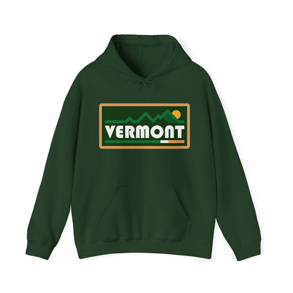 Vermont Hoodie - Sun Unisex Vermont Hoodie Graphic Sweatshirt