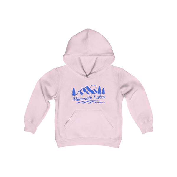 Retro Mammoth Lakes, California Youth Hoodie - Mountain Kids Sweatshirt, Cute Mammoth Lakes, California Children's Pullover
