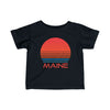 Maine Retro 80s Baby T-Shirt, Infant Tee, Maine Kid Apparel, 80s Baby Gift