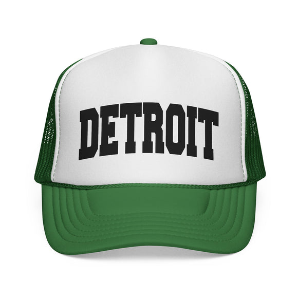 Detroit, Michigan Collegiate Style Trucker Hat
