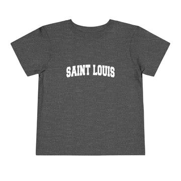 Buy dark-heather-grey St Louis, Missouri Toddler Graphic Tee - Kids St Louis Vacation T-Shirt