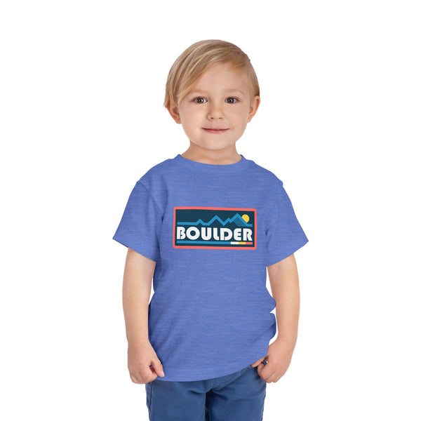 Boulder, Colorado Toddler Graphic Tee - Kids Boulder Shirt