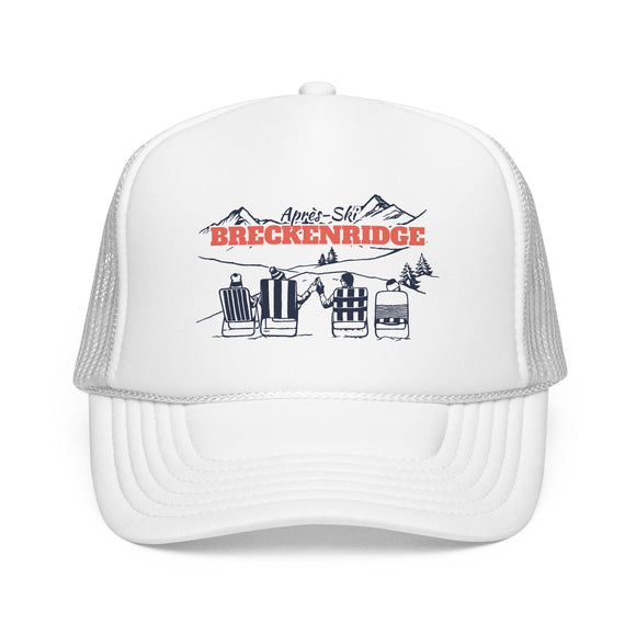 Breckenridge, Colorado Après-ski Trucker Hat — Foam Mesh Cap