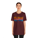 Mt Hood, Oregon Shirt - Mountain Sunset Unisex Mt Hood T-Shirt-67