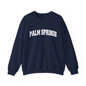Buy navy Palm Springs, California Sweatshirt - Unisex Graphic Crewneck